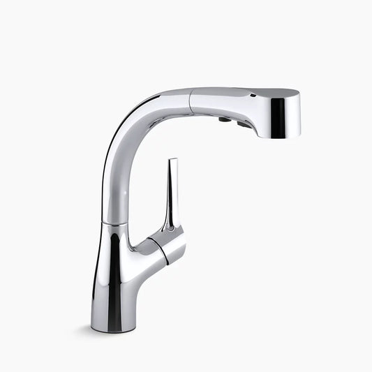 Kohler K-13963 Elate Pullout Kitchen Faucet, Stainless