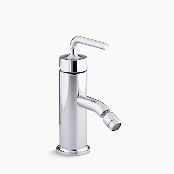 Kohler Purist® Horizontal swivel spray aerator bidet faucet with straight lever handle K-14434-4A