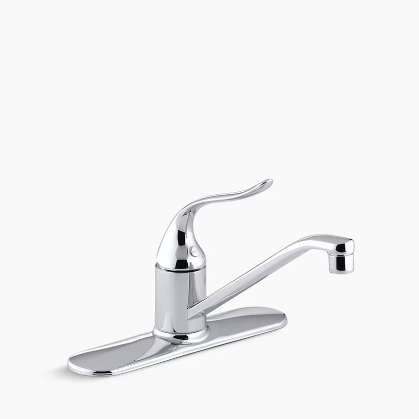 Kohler Coralais® Three-hole kitchen sink faucet with 8-1/2" spout and lever handle K-15171-F