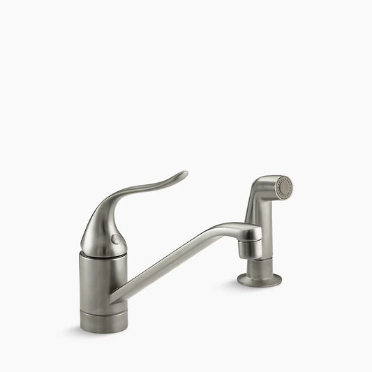 Kohler K-15176-F Coralais SC Kitchen Faucet, Brsh Nckl