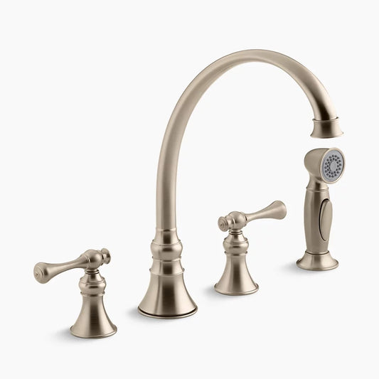 Kohler K-16109-4A Revival Kitchen Faucet, Brshd Bronze