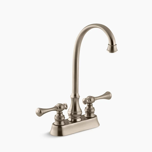 Kohler K-16112-4A Revival Ent Sink Faucet, Brsh Bronze