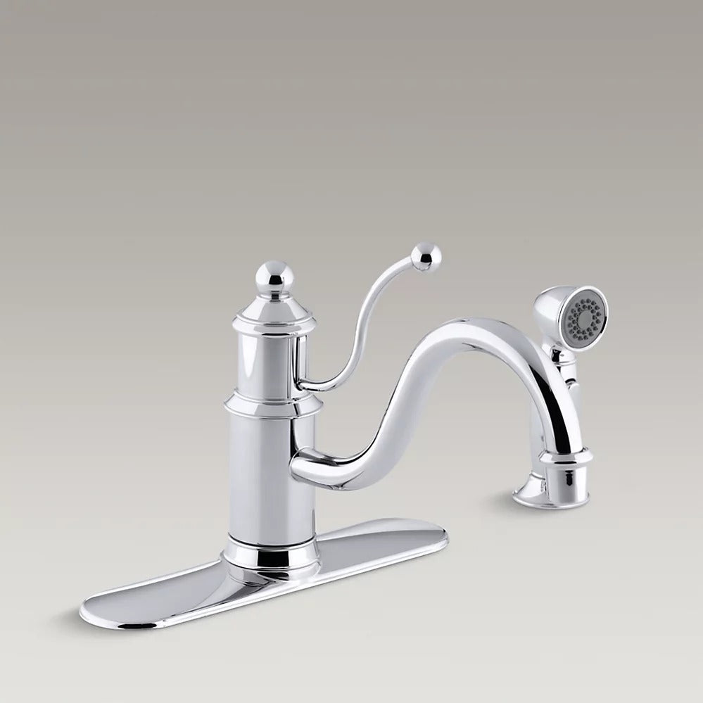 Kohler K-171 Antique SC Kitchen Faucet, Chrome