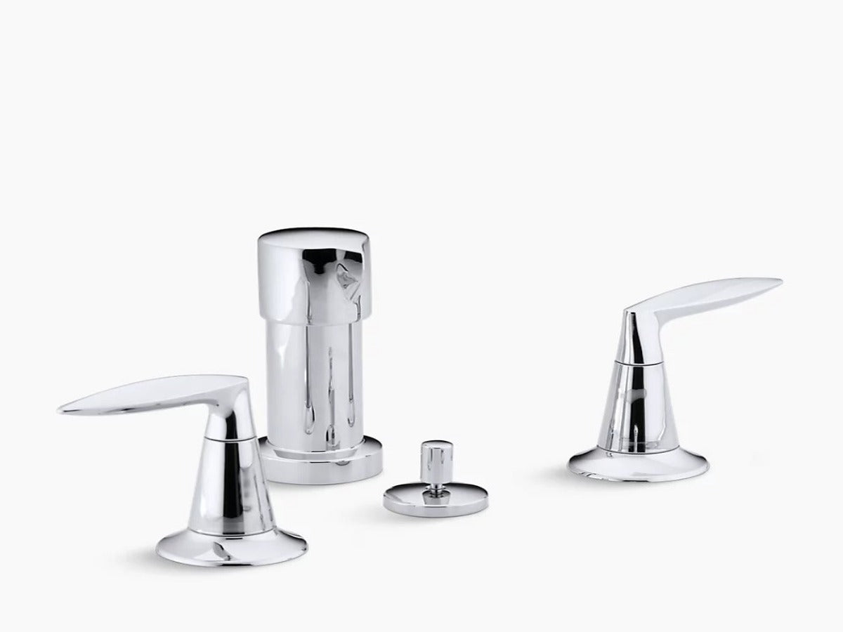 Kohler Alteo® Vertical spray bidet faucet K-45135-4-CP