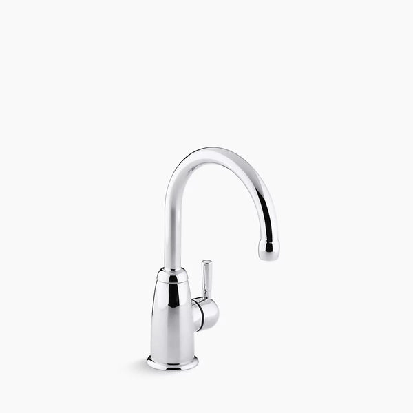 Kohler Wellspring® Beverage faucet with contemporary design complete with Aquifer® water filtration system K-6665-F