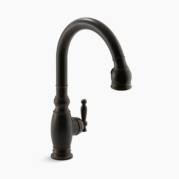 Kohler Revival® bath faucet with diverter spout, traditional lever handles and handshower K-16210-4A