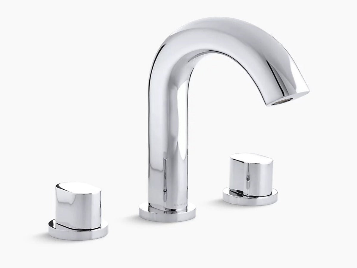 Kohler  Oblo® Deck-mount bath faucet trim, valve not included K-T10059-9-CP