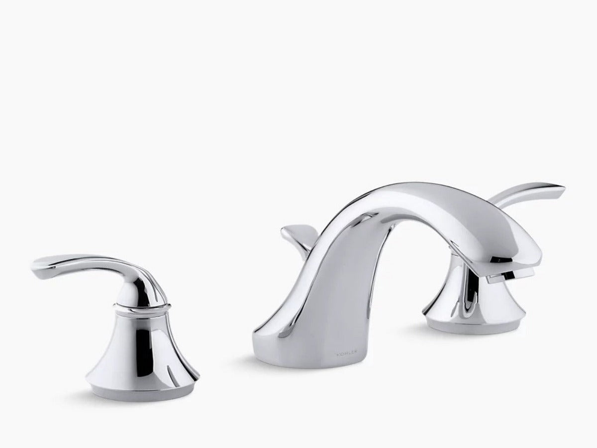 Kohler Forté® Sculpted deck-mount bath faucet trim for high-flow valve with diverter spout, valve not included K-T10292-4