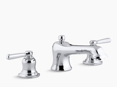 Kohler Bancroft® bath faucet trim for deck-mount valve with diverter spout and metal lever handles, valve not included  K-T10592-4