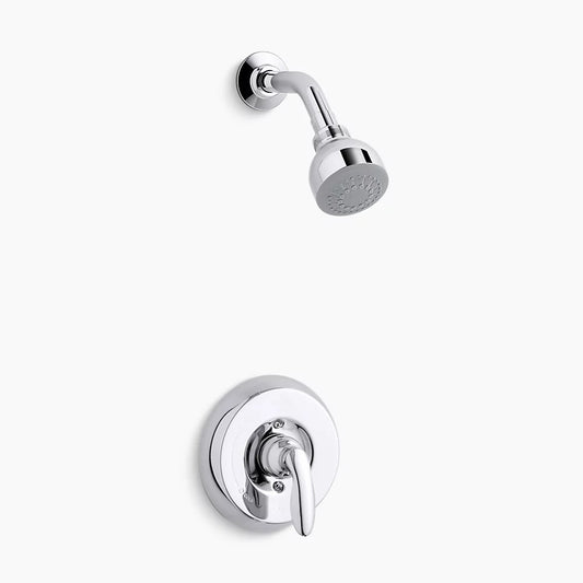 Kohler Coralais® shower trim set with lever handle, valve not included K-T15611-4-CP