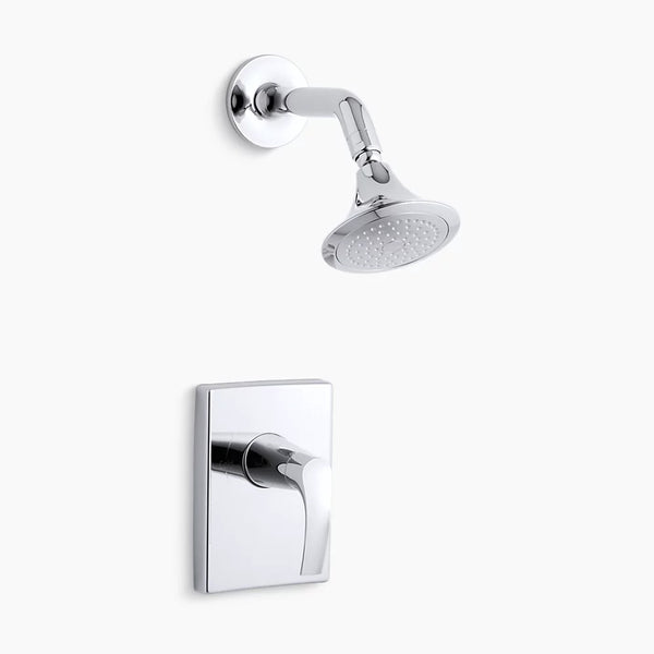 Kohler Symbol® Rite-Temp® pressure-balancing shower faucet trim, valve not included K-T18489-4-CP