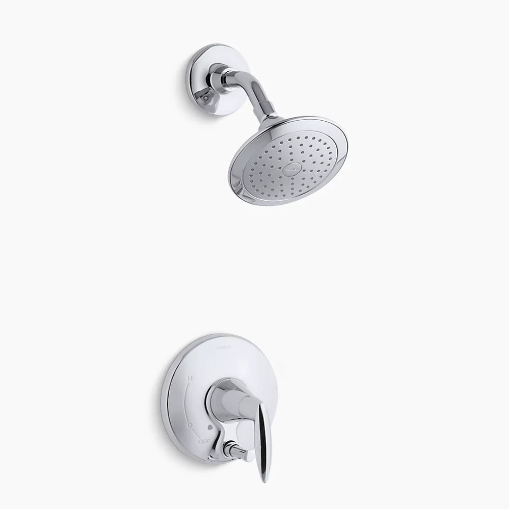 Kohler Alteo® shower trim with push-button diverter, valve not included K-T45108-4E-CP