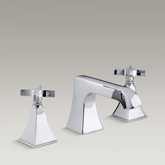 Kohler Memoirs® Stately deck-mount bath faucet trim with non-diverter spout and cross handles, valve not included K-T469-3S-CP