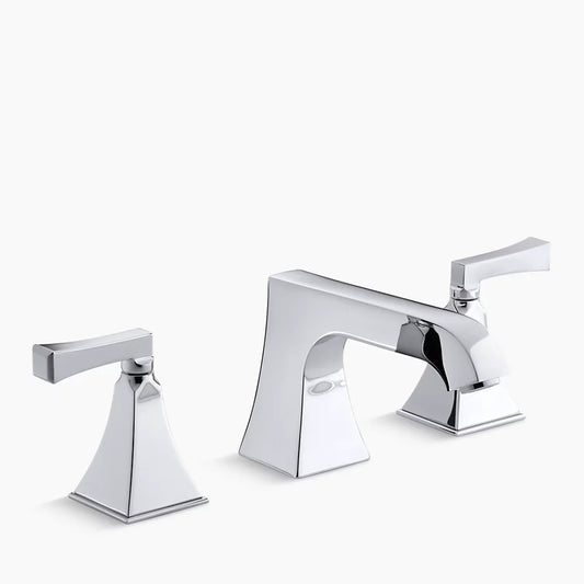 Kohler  Memoirs® Stately deck-mount high-flow bath faucet trim with non-diverter spout and Deco lever handles, valve not included  K-T469-4V