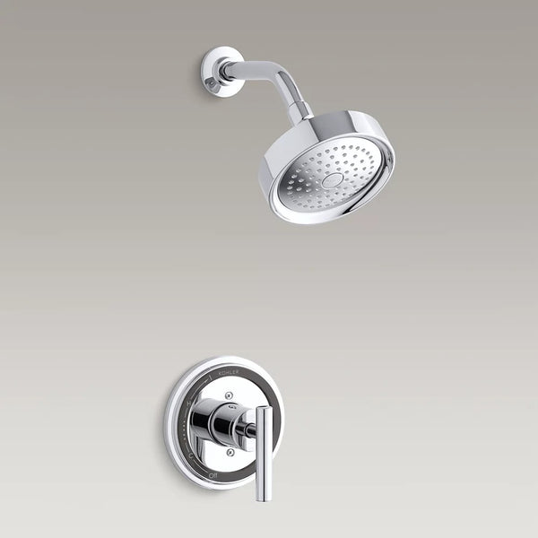 Kohler Taboret® Rite-Temp® pressure-balancing shower faucet trim with lever handle, valve not included K-T8226-4