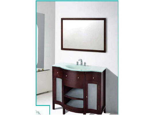 Suneli Umberto Series Italian Elegance Walnut Single Bathroom Vanity 8421-48" - discontinued