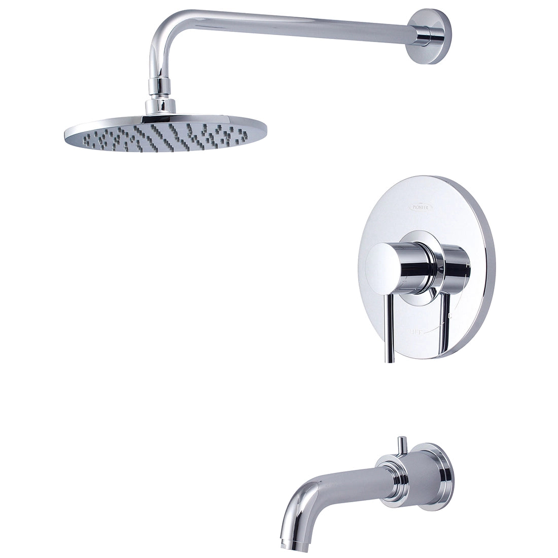 Pioneer Faucets Motegi Collection 192712T-H55-SS Single Handle Tub Trim Set - PVD Stainless Steel