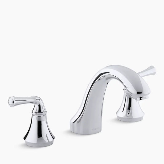 Kohler Forté® Traditional deck-mount bath faucet trim for high-flow valve, valve not included K-T10278-4A