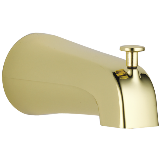 Delta U1075-PB-PK Polished Brass Diverter Tub Spout