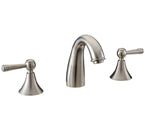 Dawn AB12 1018 3 Hole Widespread Lavatory Faucet with Lever Handles Brushed Nickel