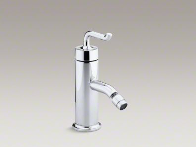 Kohler Purist® Horizontal swivel spray areator bidet faucet with smile design handle  K-14434-4