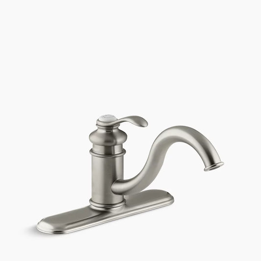 Kohler K-12171 Fairfax SC Kitchen Faucet, Brsh Nckl