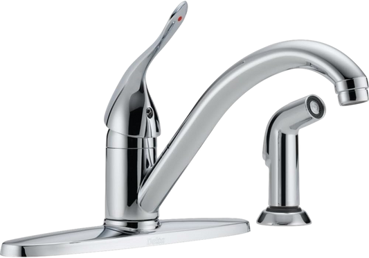 DELTA FAUCET 400LF-HDF - 8.69 x 13.00 x 8.69 inches - Chrome